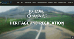Desktop Screenshot of clarksburgvisitorswv.com